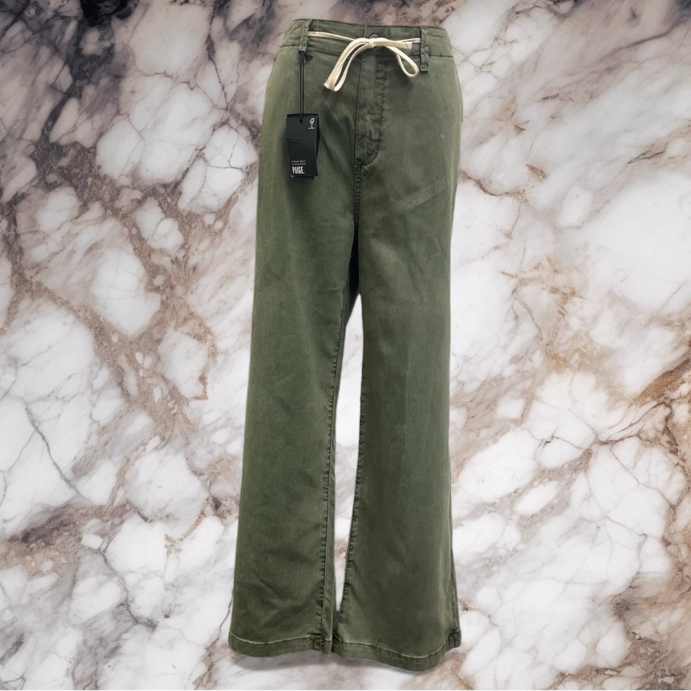 **NWT** PAIGE Sage Green Women’s jeans